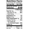 Nutrition Facts Peru Criollo Blend 82%