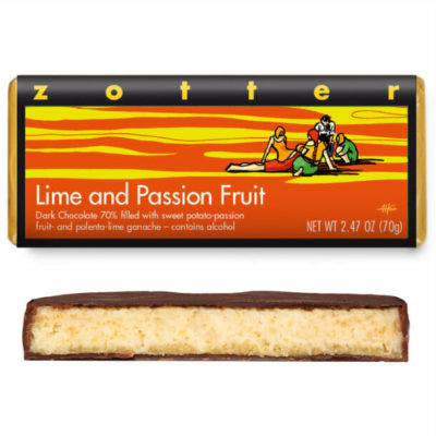 Lime and Passion Fruit, Dark Chocolate
