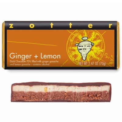 Ginger + Lemon, Dark Chocolate