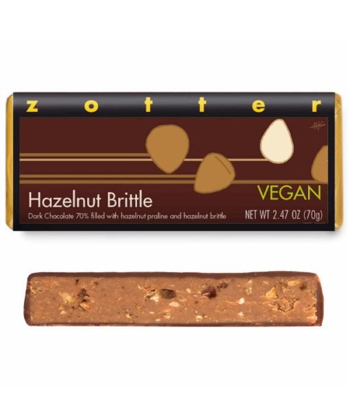 Hazelnut Nougat Brittle, Dark Chocolate
