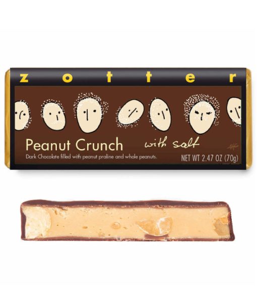 Peanut Crunch “with Salt”, Dark Chocolate