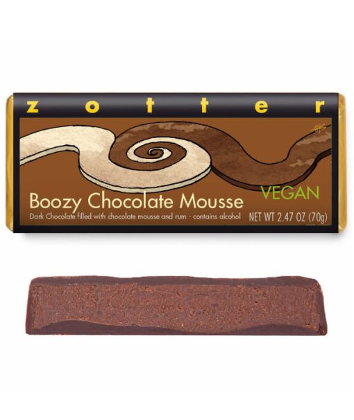 Boozy Chocolate Mousse, Dark Chocolate