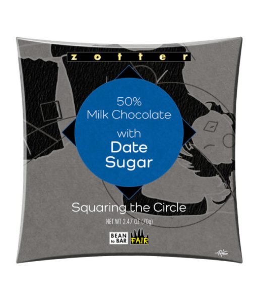 50% Milk Chocolate with Date Sugar, Milk Chocolate