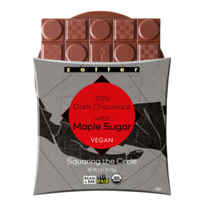 70% Dark Chocolate with Maple Sugar, Dark Chocolate
