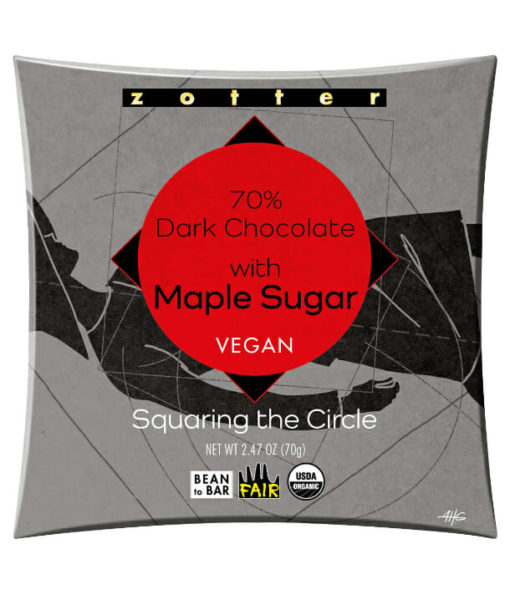 70% Dark Chocolate with Maple Sugar, Dark Chocolate