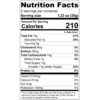 Nutrition Facts Almond Brittle