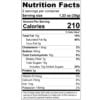 Nutrition Facts 