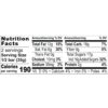 Nutrition Facts 