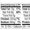 Nutrition Facts Boozy Chocolate Mousse