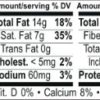 Nutrition Facts Honey Crunch