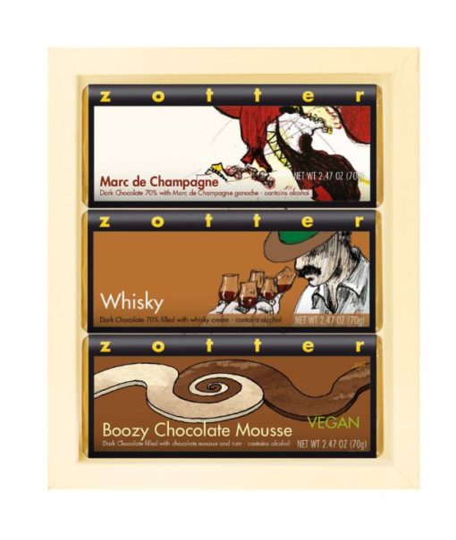 80042 Set Boozy in cream-white gift box