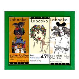 Gift set: "Labooko Sweet Bars" green