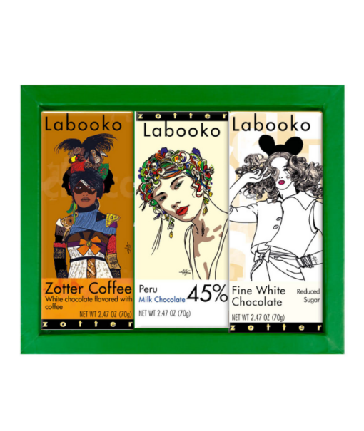 Gift set: "Labooko Sweet Bars" green