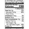Nutrition Facts Milk Chocolate Bunny