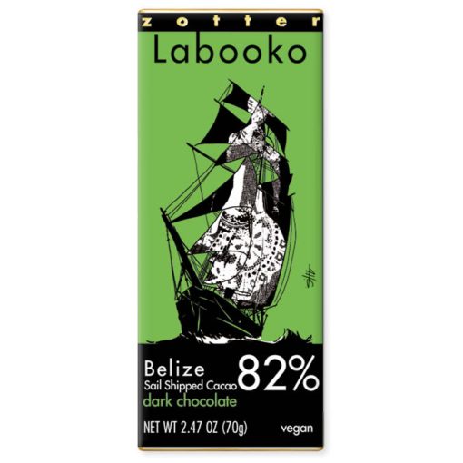 Belize Sail Shipped Cacao 82%, Dark Chocolate