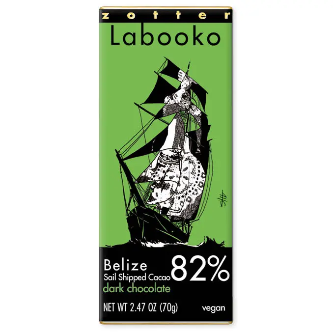 Belize 82% 5 Belize Sail Shipped Cacao 82%, Dark Chocolate