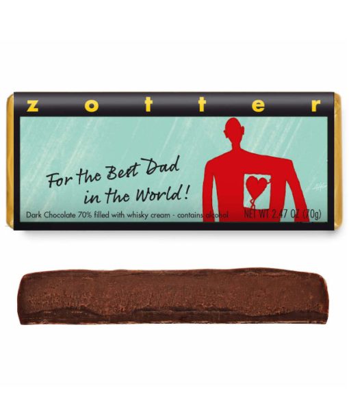 "For the Best Dad of the World", Dark Chocolate