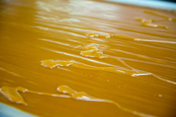 Each filling is prepared from scratch, like our delicious caramel