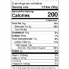 Nutrition Facts Cranberry in Cacao
