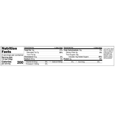 Nutrition Facts Apricot + Pumpkin Seeds