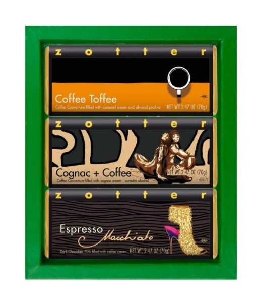 Gift set: "Coffee Variation" green