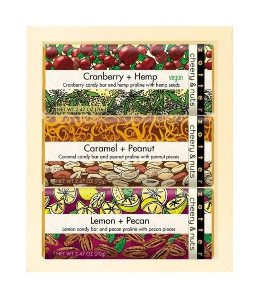 Gift set 2: "Cheery and Nuts" cream white