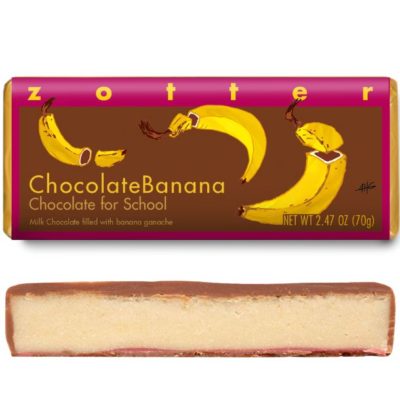 Chocolate Banana - Chocolate For School, Milk Chocolate