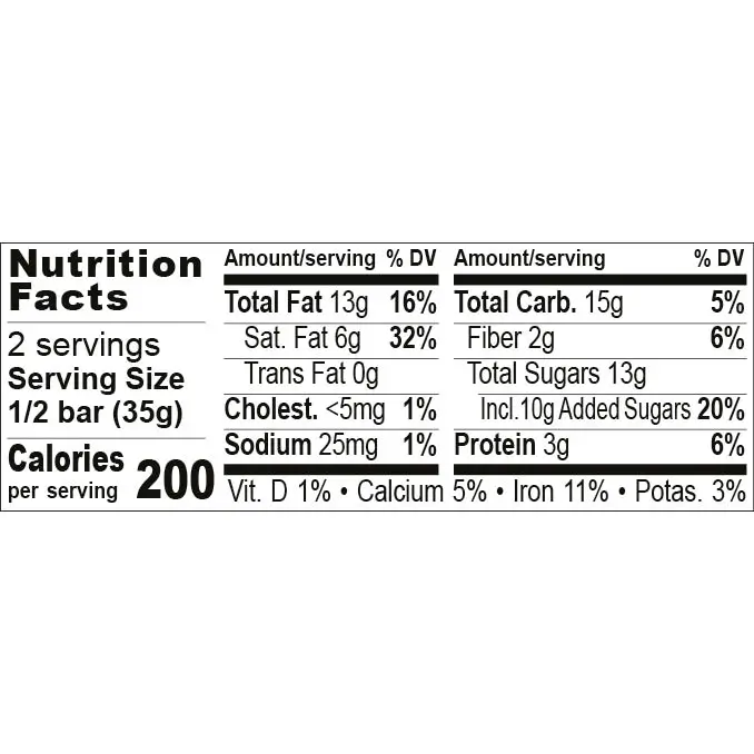 Poppy Seed & Cherry 6 Nutrition Facts Poppy Seed and Cherry