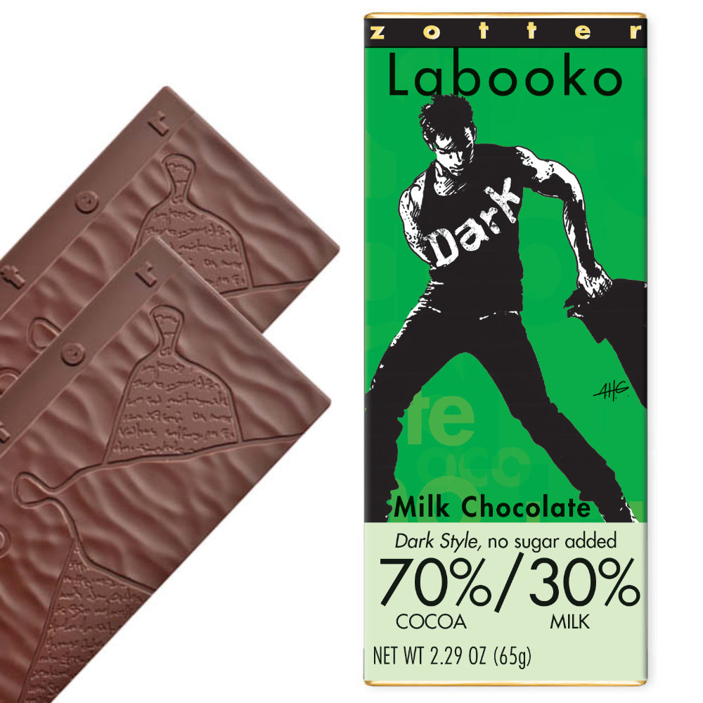 zotter Labooko 70% Dark Style Milk Chocolate