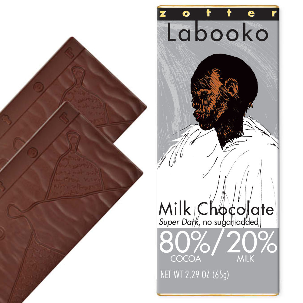 zotter - 80%/20% Milk Chocolate Super Dark
