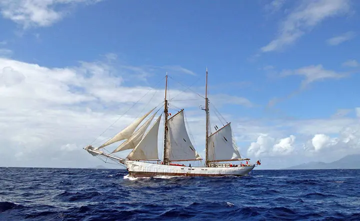 Ahoy! Emission-free sailing cocoa. 5 The Avontuur