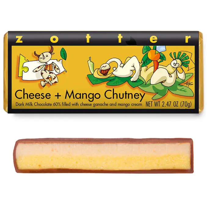 Cheese and Mango Chutney 3 16934-cheese-and-mango-chutney-hand-scooped-1-us