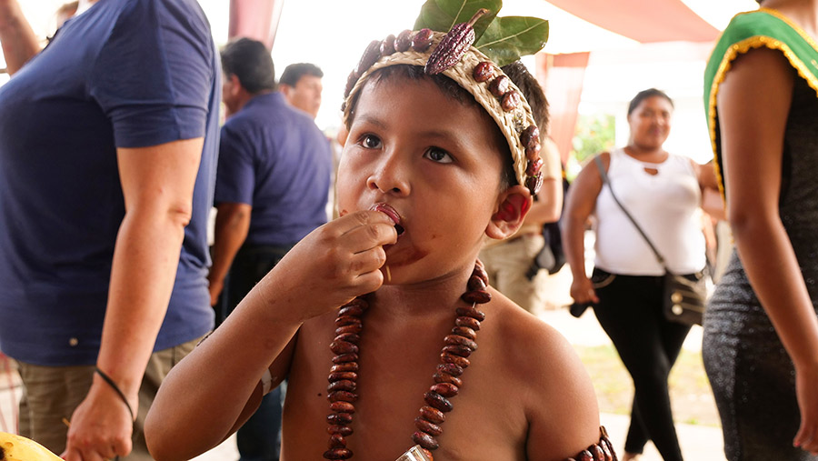 boy in peru