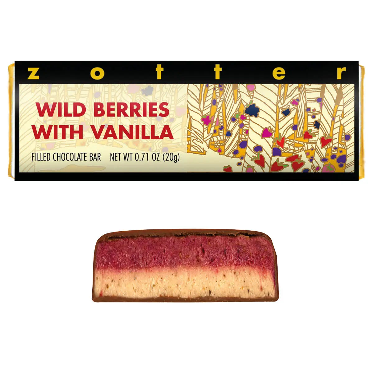 Wild Berries with Vanilla 20g Mini 3 Wild Berries with Vanilla 20g Mini
