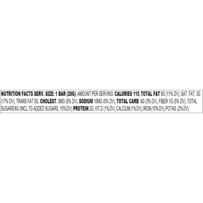 Hazelnut Brittle 20g Mini 8 nutrition, hazelnut, brittle