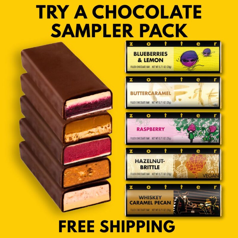 Discover the Zotter Chocolate Sampler Pack 1 minis website