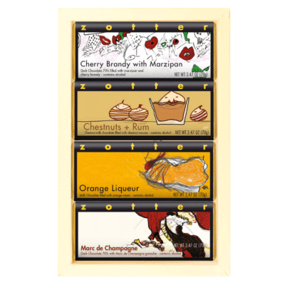 "With Spirit" - Gift set with Hand-scooped Chocolate