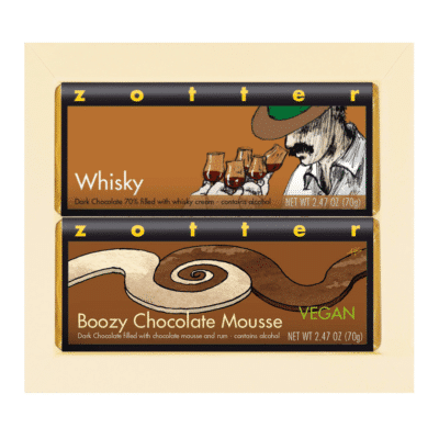 Set "Boozy Duo" in ivory gift box