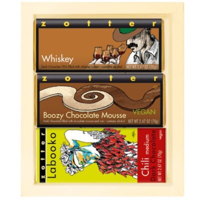 Set  "Boozy and Spicy" in ivory gift box