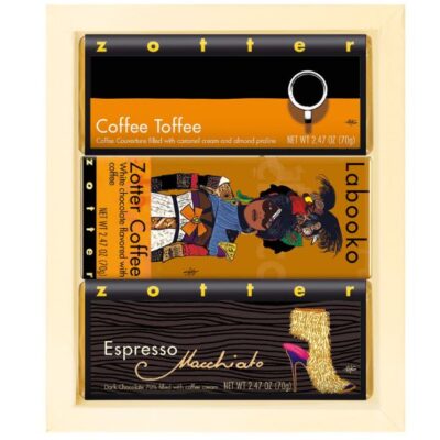 Set  "Coffee Variation" in ivory gift box
