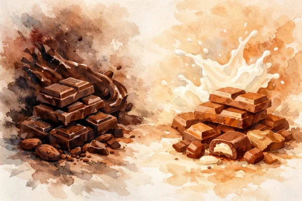 Dark Chocolate vs Milk Chocolate