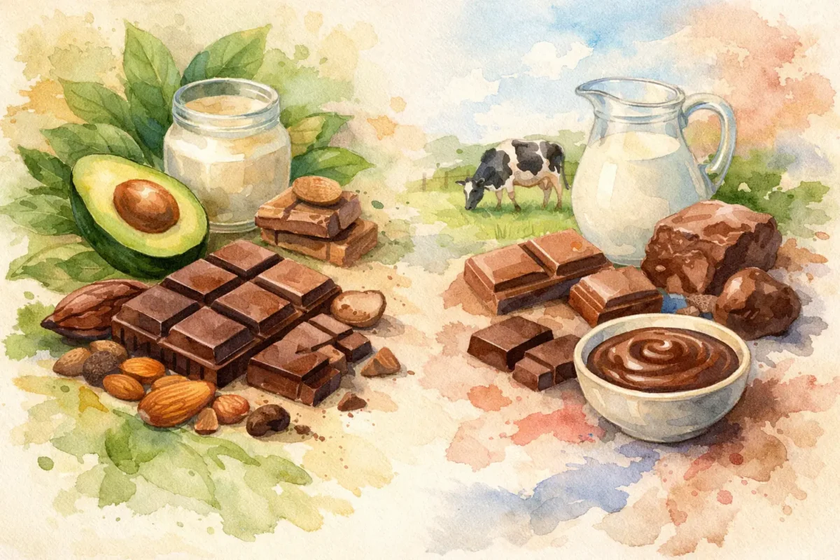 Vegan Chocolate vs Dairy Chocolate 9 Vegan Chocolate vs Dairy Chocolate