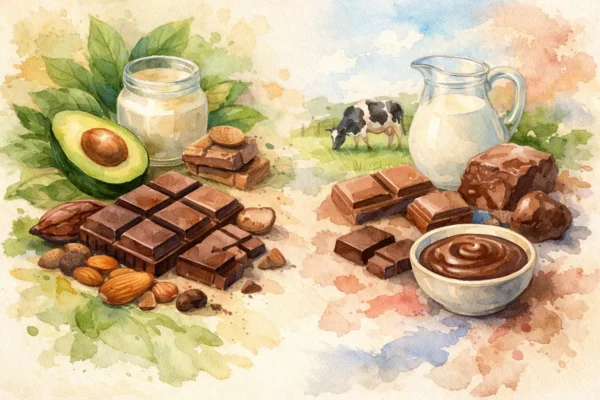 Vegan Chocolate vs Dairy Chocolate