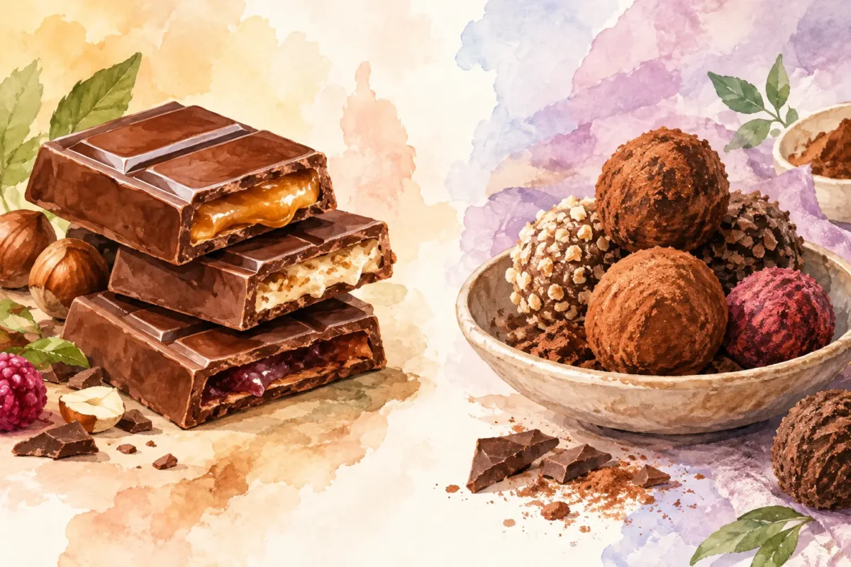 Filled Chocolate Bars vs Truffles: Which Wins? 3 Filled Chocolate Bars vs Truffles: Which Wins?