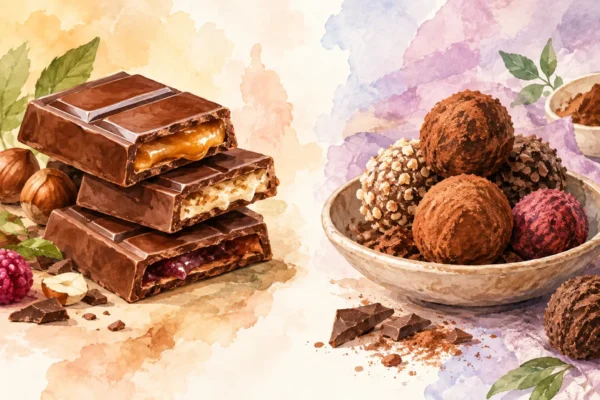 Filled Chocolate Bars vs Truffles: Which Wins?